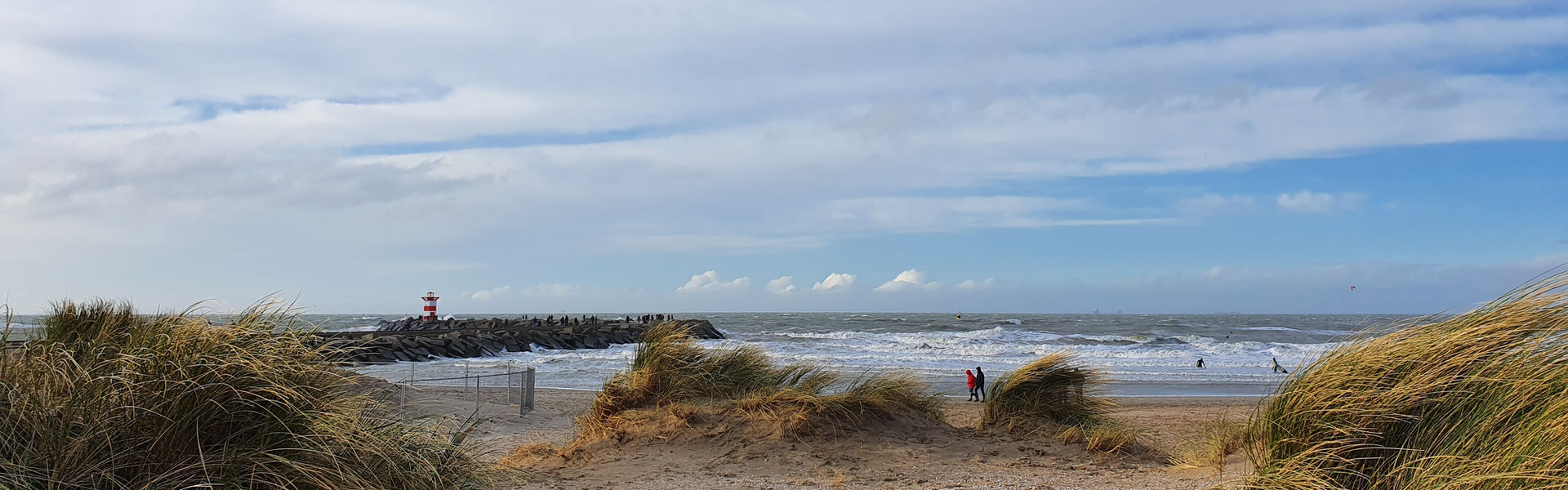 Beautiful Outer Banks beach at golden hour
